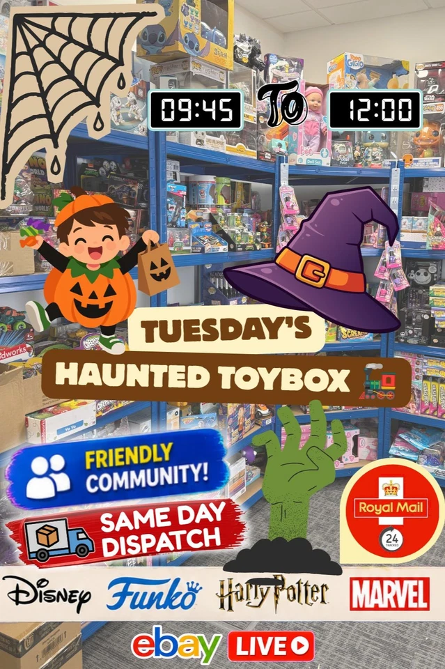 Tuesday's Haunted Toybox 🧸 Toddler, Preschool & More | £2 Starts