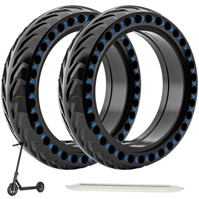2pcs 8.5'' Blue Solid Tires 50/75-6.1 for Xiaomi M365 Pro 2 1S Gotrax GXL V2