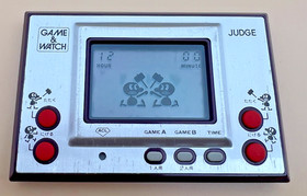 Rare PURPLE Nintendo Game & Watch JUDGE IP-05 1980 Tested Working Console Only