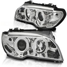 Xenon Scheinwerfer CCFL Angel Eyes passend für BMW 3er E46 Coupe Cabrio Bj. 03-0