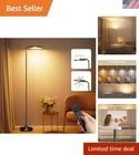 36W LED Floor Lamp, Super Bright Standing Lamp, Modern Stepless Dimmable Torc...