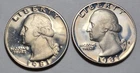1981S Type 1 And Type 2  Proof Washington Quarters