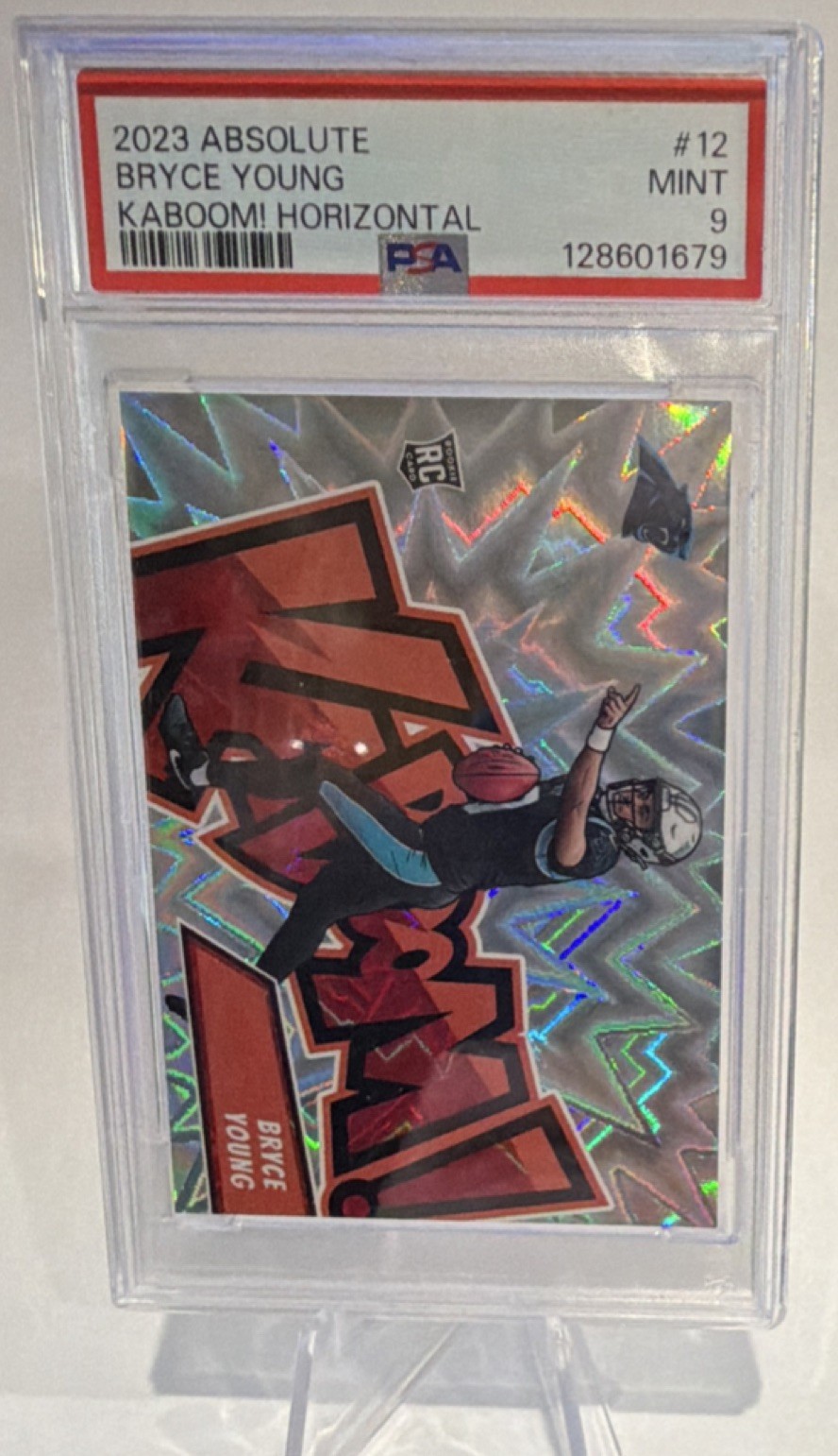 2023 Panini Absolute Kaboom! Horizontal Bryce Young #12 Rookie PSA 9