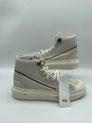Herren Adidas Y-3 Ajatu Court High Top Sneaker Beige UK 11 EU 46 Neu ohne Karton