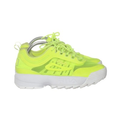 Fila, Trainingsschuhe, Größe: 37, Disruptor Run Wmn Neon Lime, Gelb/Weiß #fbr