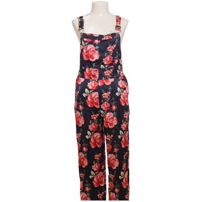 Fleur Du Mal, Latzhose, Größe: 34, Blau/Rot/Mehrfarbig, Seide, Damen #o2p