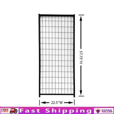 Durable Rust Resistant Dog Kennel Panel Wire Crate Indoor Outdoor Use 1 Panel