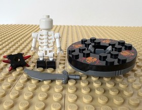 LEGO Ninjago Golden Weapons: Frakjaw + Spinner SWORD njo0012 2172 SPINJITZU 2011