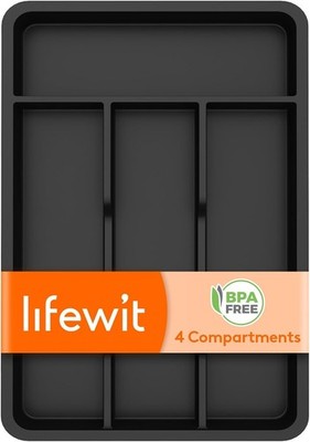 Kleiner Besteckkasten 31,5x19,8cm Besteckschublade Organizer Utensilienhalter für