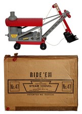 New Old Stock 1920s Keystone Ride 'Em Steam Shovel No. 47