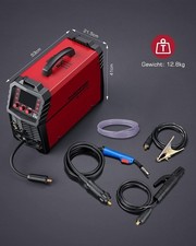 ARCCAPTAIN MIG MAG Schweißgerät 7 in 1 vollsynergisches Schweißgerät 200 Ampere