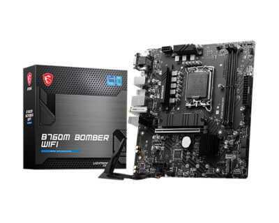   B760M   WIFI Motherboard   B760 DDR5 LGA 1700 2xM.2 mATX VGA+HDMI #E3