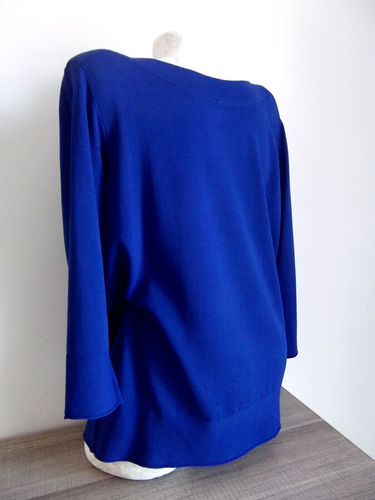 BAGUTTI COLLECTION Maglione Tunica Casacca Blu Sz.L ho Herno MaxMara Luisa Spa - Foto 6 di 12