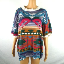 Gitano Vintage Aztec Southwestern Western Country Boho Festival Ringer T Shirt