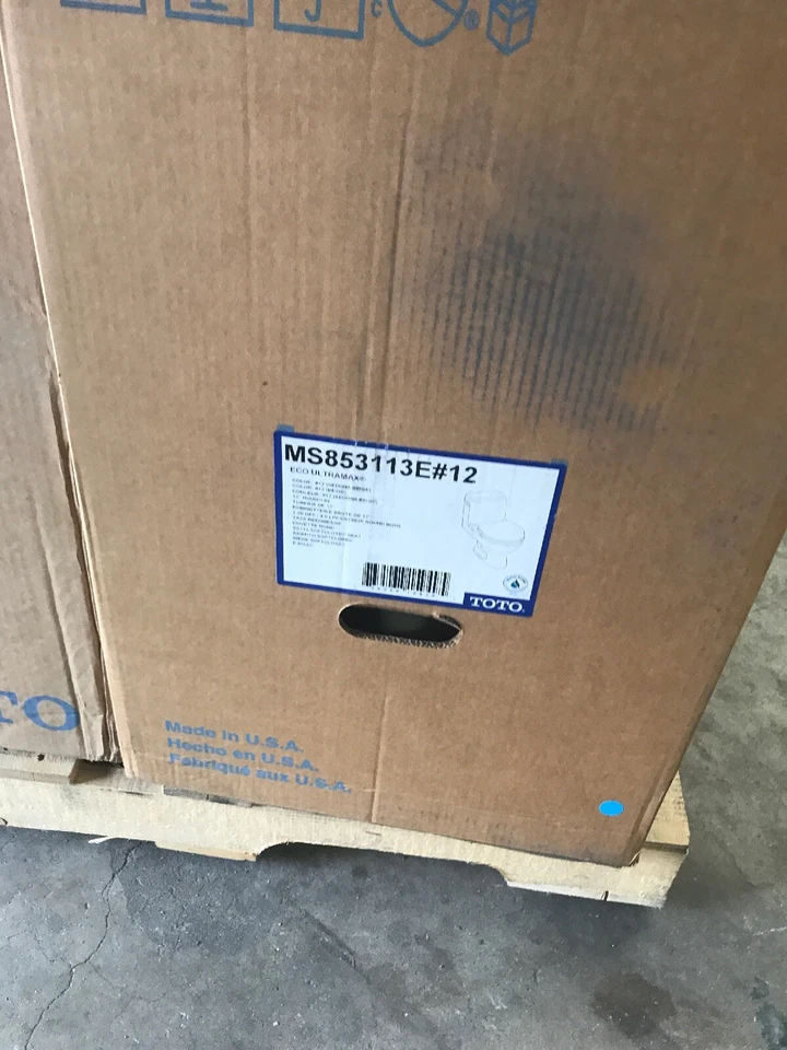 Toto MS853113E#12 Eco Ultramax Round Front One Piece Toilet, Sedona Beige - Image 2 of 4