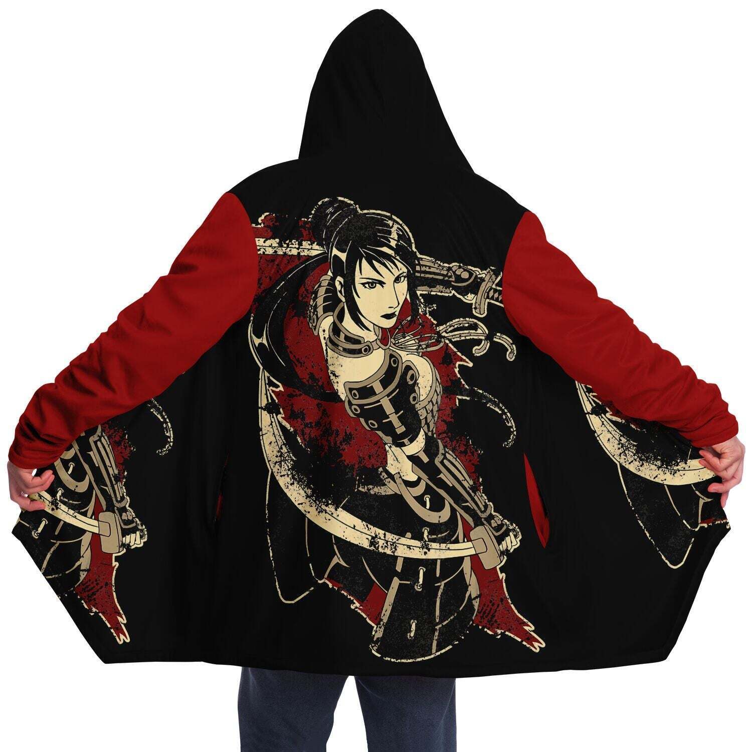  Japanese Art Samurai Vintage Fighter Anime Bushido Kanji Zip  Hoodie : Clothing, Shoes & Jewelry