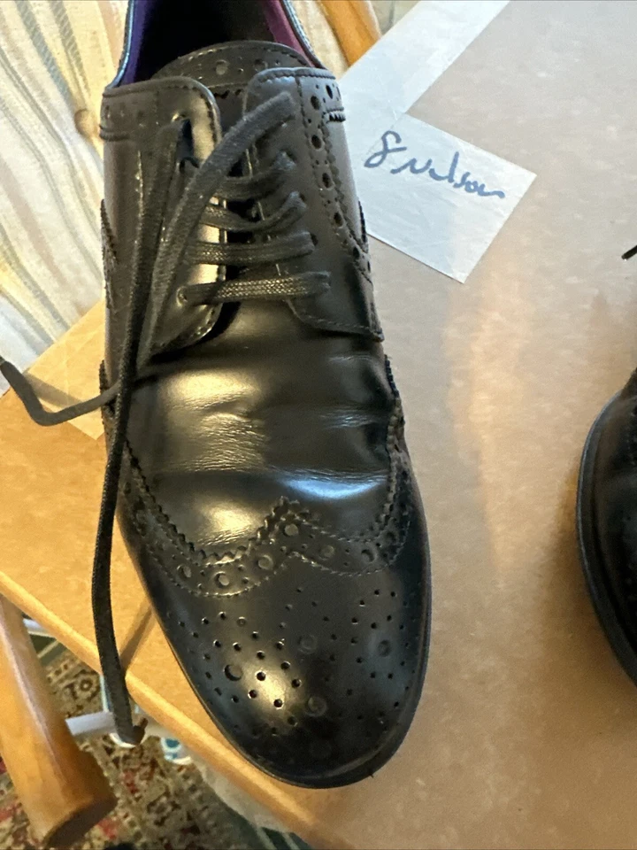 Dolce & Gabbana Zapatos Derby Punta de Ala Negros Mujer 35 (UE) US 4 Foto 2 de 4