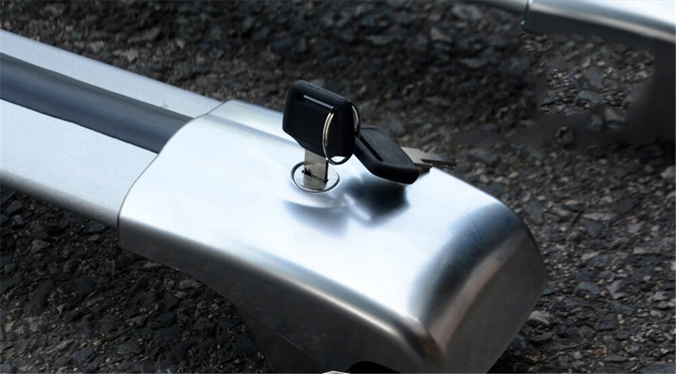 Barras transversales para portaequipajes de techo bloqueables de 2 piezas aptas para Toyota Sienna 2011-2020 Foto 3 de 4