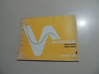 Parts List catalog Teile Ersatzteil Katalog Honda CM 125 185 T Werkstatthandbuch