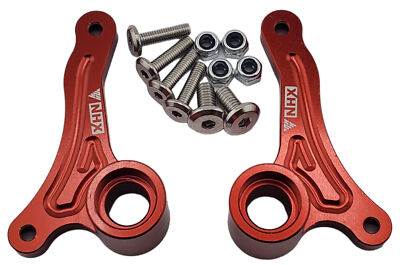 NHX RC Aluminum Front Rocker Arm (2) for 1/10 Traxxas E-Revo 2.0 -Red