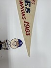 1963 NY New York Yankees Vintage Pennant MLB Baseball 12x30 Inch Mickey Mantle — photo 7