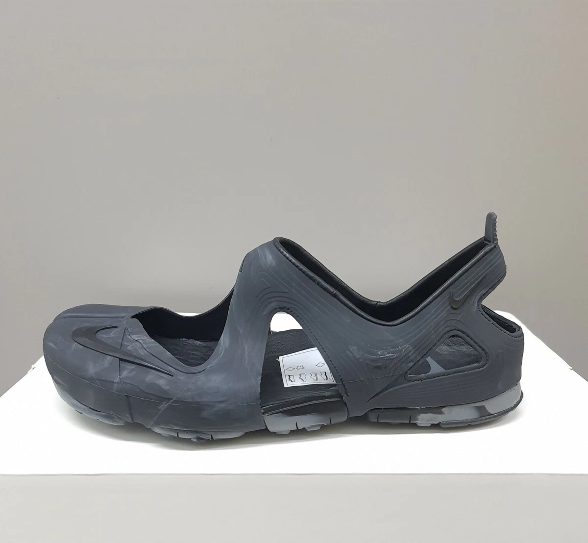 Narabar ventil Indstilling NIKE LAB ACG FREE RIFT SANDALS &#034;MARBLE BLACK&#034; VERY RARE SAMPLE  PAIR | eBay