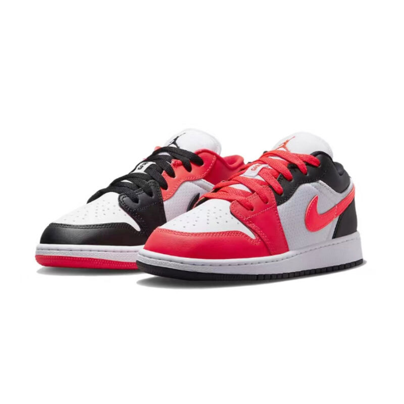 Nike Air Jordan 1 AJ1 Low SE (GS) Black White Shoes FB4420-616 | eBay