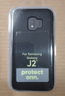 Black Gel Case For Samsung Galaxy J2 protect onn