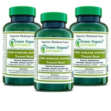 Green Organic Supplements Lyme Disease, Immune System Enhancer, Antibiotic
