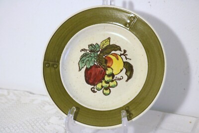 METLOX POPPYTRAIL VERNON PROVINCIAL FRUIT 6 1/2'' Bread & Butter Plates Set of 6