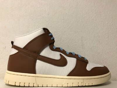 Nike Dunk Hi Retro PRM Pecan Sail Worn Blue Off Noir DQ8800-200 Size 10.5
