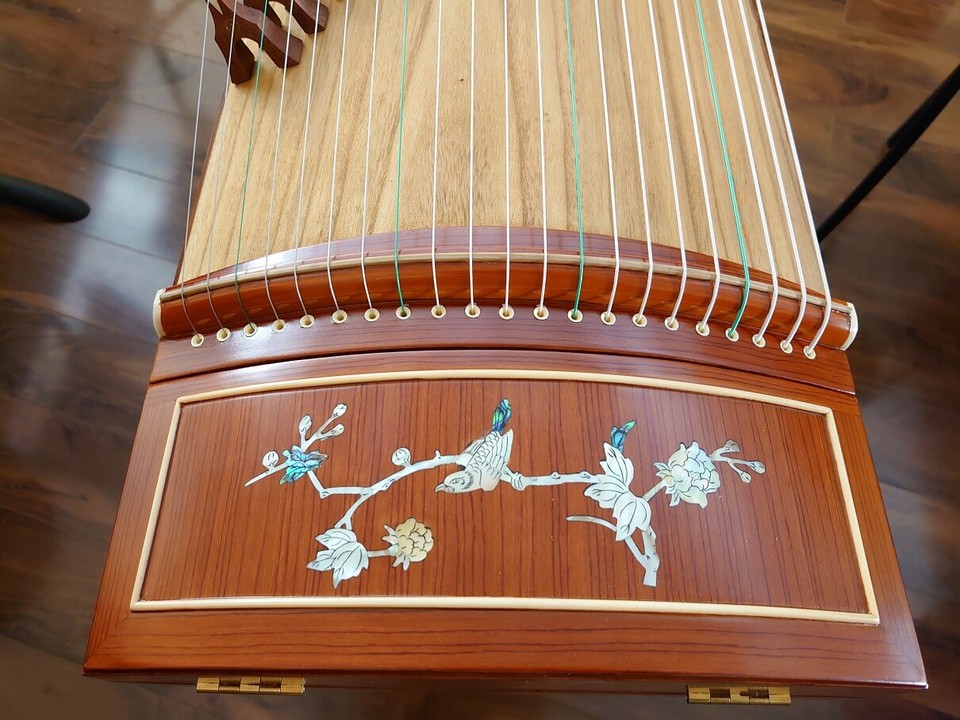 21String Rosewood Guzheng, Chinese Zither Harp Instrument, Koto eBay