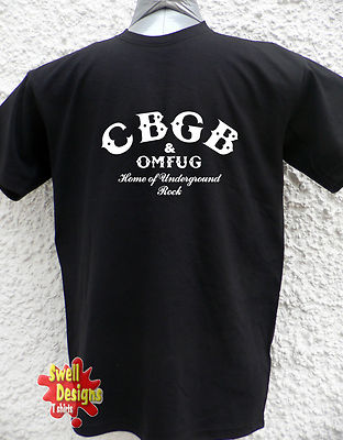 Cbgb Underground Rock Cbgbs Punk Retro Camiseta Todas las Tallas