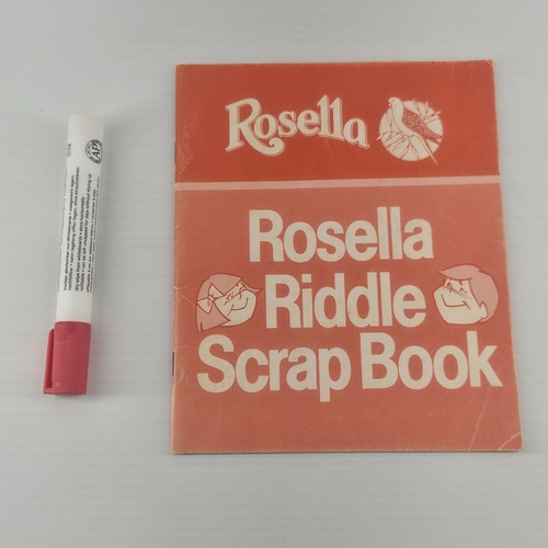 Rosella Riddle Scrap Book Australian Advertising Collect Labels Unused 1979 - Picture 4 of 7