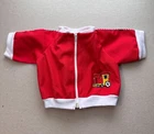 Vintage Cabbage Patch kids Doll Red Windbreaker Jacket Clothes Fits CPK