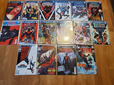 17 Lot Batman Beyond Lot 1-16 Comic Books 1# Comic variant See pics 2016-2017