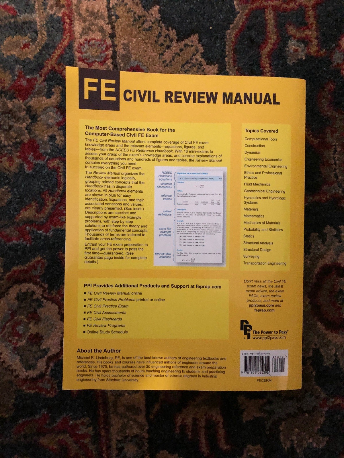 FE Other Disciplines Review Manual by PE, Michael R Lindeburg (2014,  Paperback, New Edition) | eBay