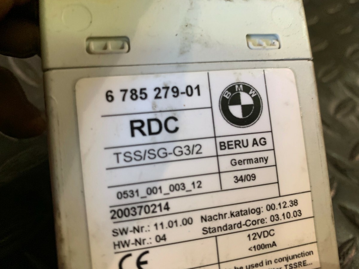 BMW E65 E63 E60 E90 E70 RDC TIRE PRESSURE MONITOR SENSOR MODULE