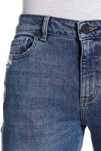 Jeans DL1961 uomo 31 x 34 Nick slim denim invecchiato in lega - Foto 2 di 4