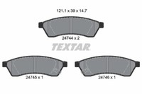 Textar 2474401 Bremsbelagsatz,Scheibenbremse FüR Chevrolet,Chevrolet ( Sgm