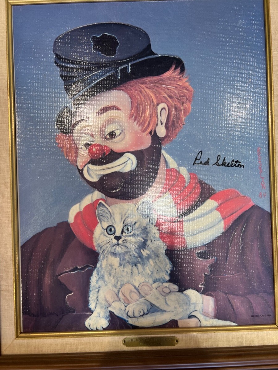 Red Skelton 直筆サインカード Red Skelton signed art with VHS collection | eBay