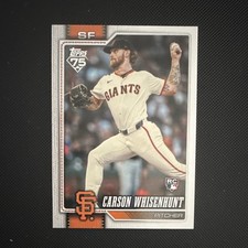 Topps 2024 Bowman Prospects Carson Whisenhunt #BP-96 Giants MLB Baseball