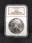 1987 $1 American Silver Eagle .999 Fine NGC MS 69 8015