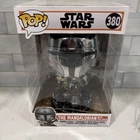 FUNKO POP! Star Wars:Mandalorian With Child #380 10in. Deluxe! Damaged Box