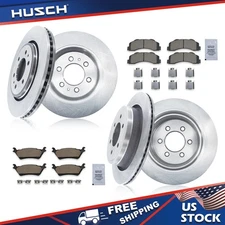 Front Rear Brake Disc Rotors and Ceramic Pads Kit for 2012 - 2020 Ford F-150