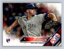 2016 Topps #530 Caleb Cotham RC MLB New York Yankees