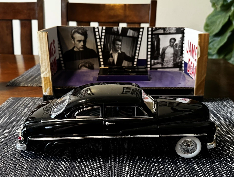 James Dean Mercury Coupe ERTL 1:18 Scale Car with Mattel American Legend Figure - Image 3 of 4