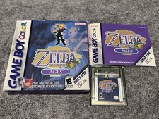 Legend of Zelda Oracle of Ages Game Boy Color CIB Box Manual Authentic Tested