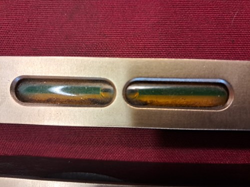 3 Pieces of Antique Ebony & Brass Spirit Levels Very Good Condition Bubbles Fine - Picture 13 of 13