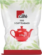 Fairtrade One Cup English Breakfast Tea Bags (Pack of 1100) 0.02 per strip